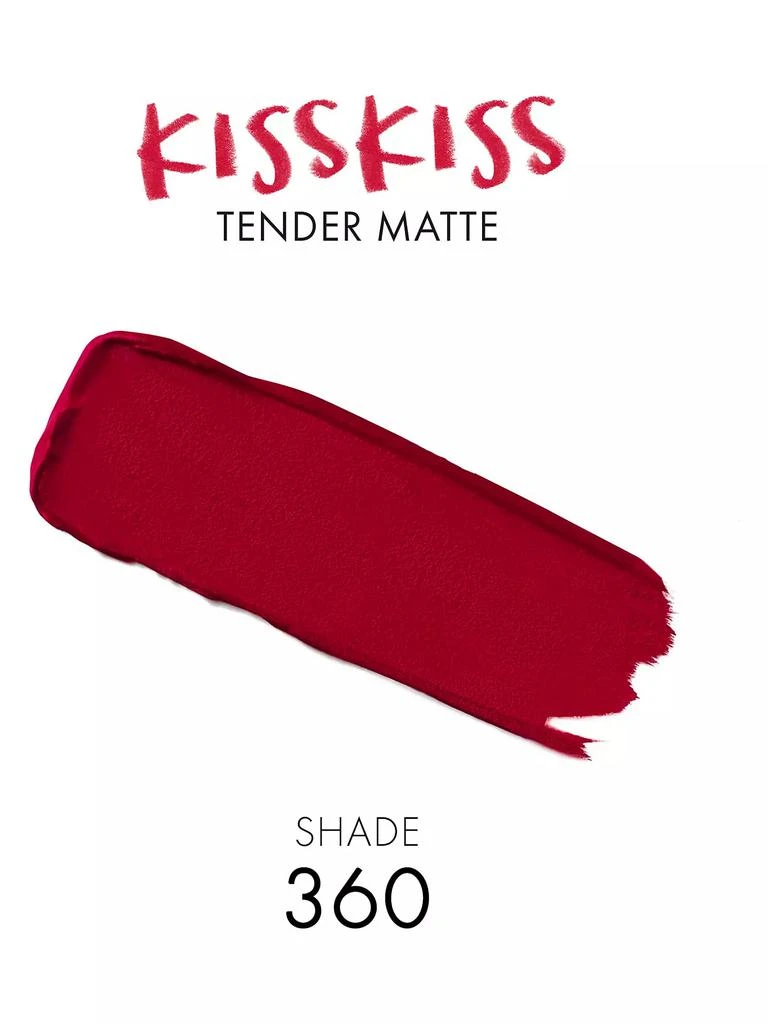 商品Guerlain|Kisskiss Tender 16H Comfort Lightweight Luminous Matte Lipstick,价格¥338,第4张图片详细描述