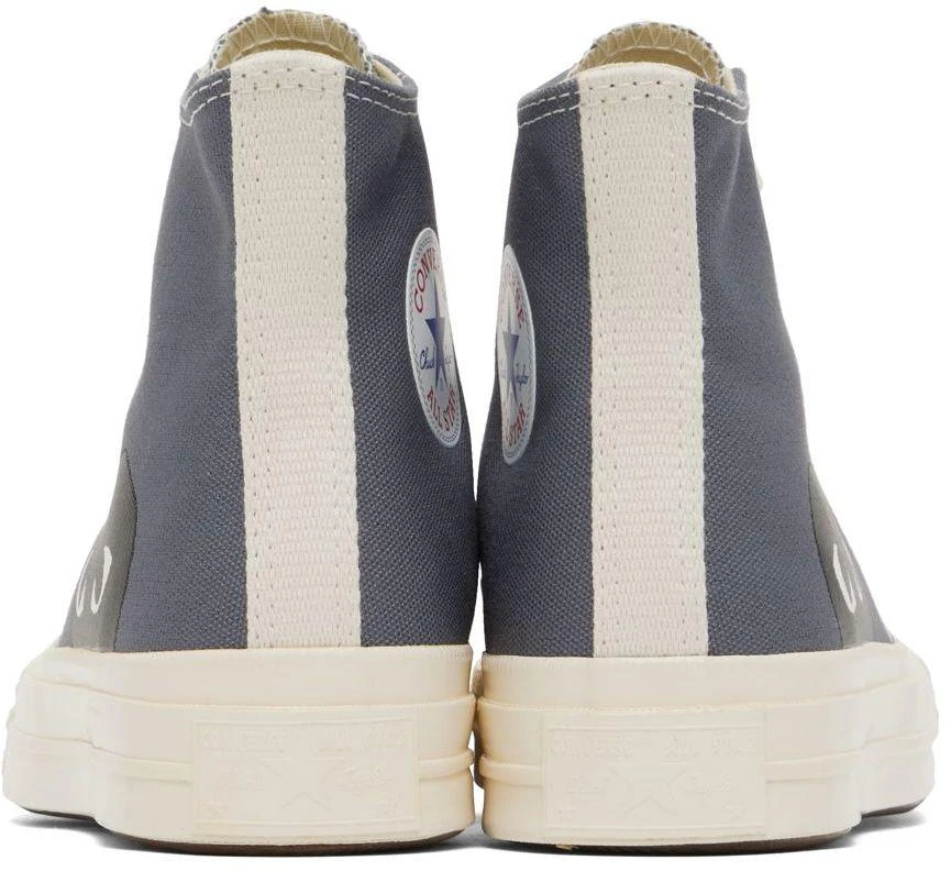 商品Comme des Garcons|Gray Converse Edition Half Heart Chuck 70 Sneakers,价格¥1191,第2张图片详细描述
