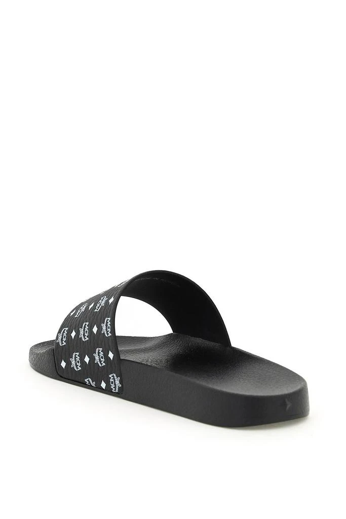 商品MCM|Mcm monogram print rubber slides,价格¥808,第3张图片详细描述