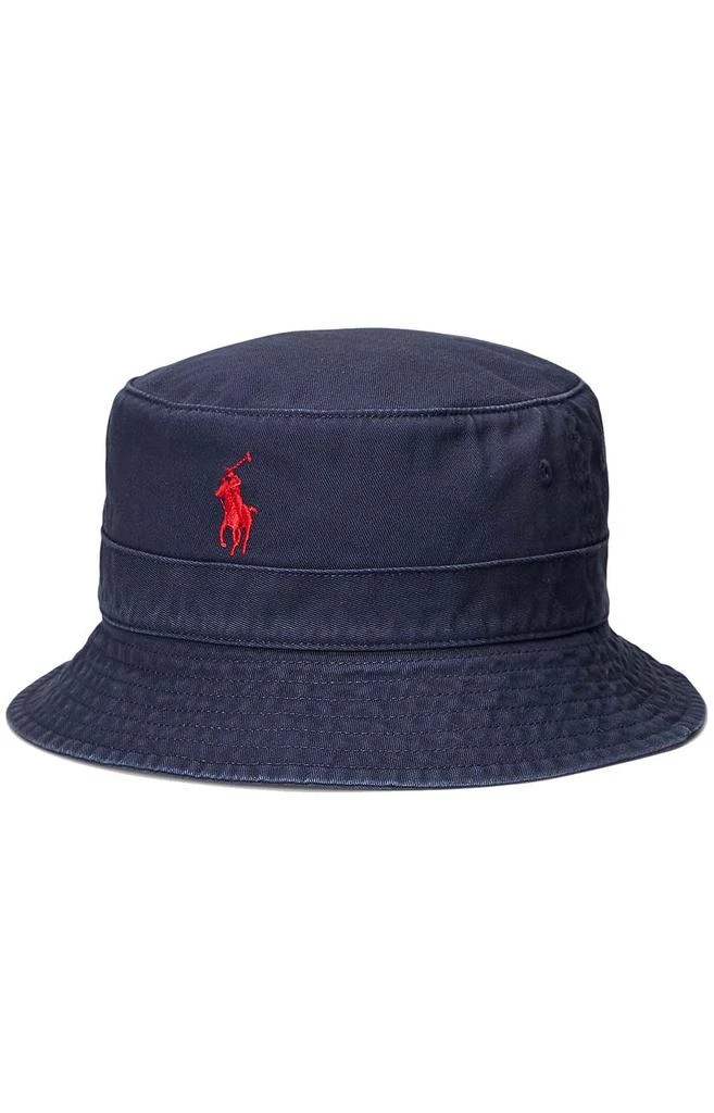 商品Ralph Lauren|Twill Loft Bucket Hat - Newport Navy,价格¥175,第1张图片