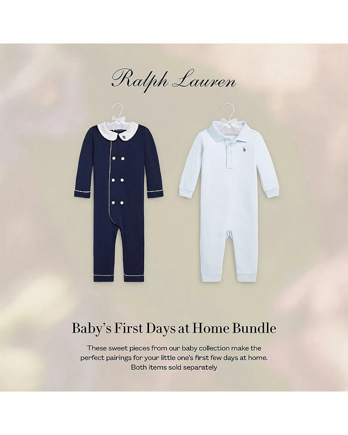 商品Ralph Lauren|Boys' Organic Cotton Polo Coverall - Baby,价格¥362,第5张图片详细描述
