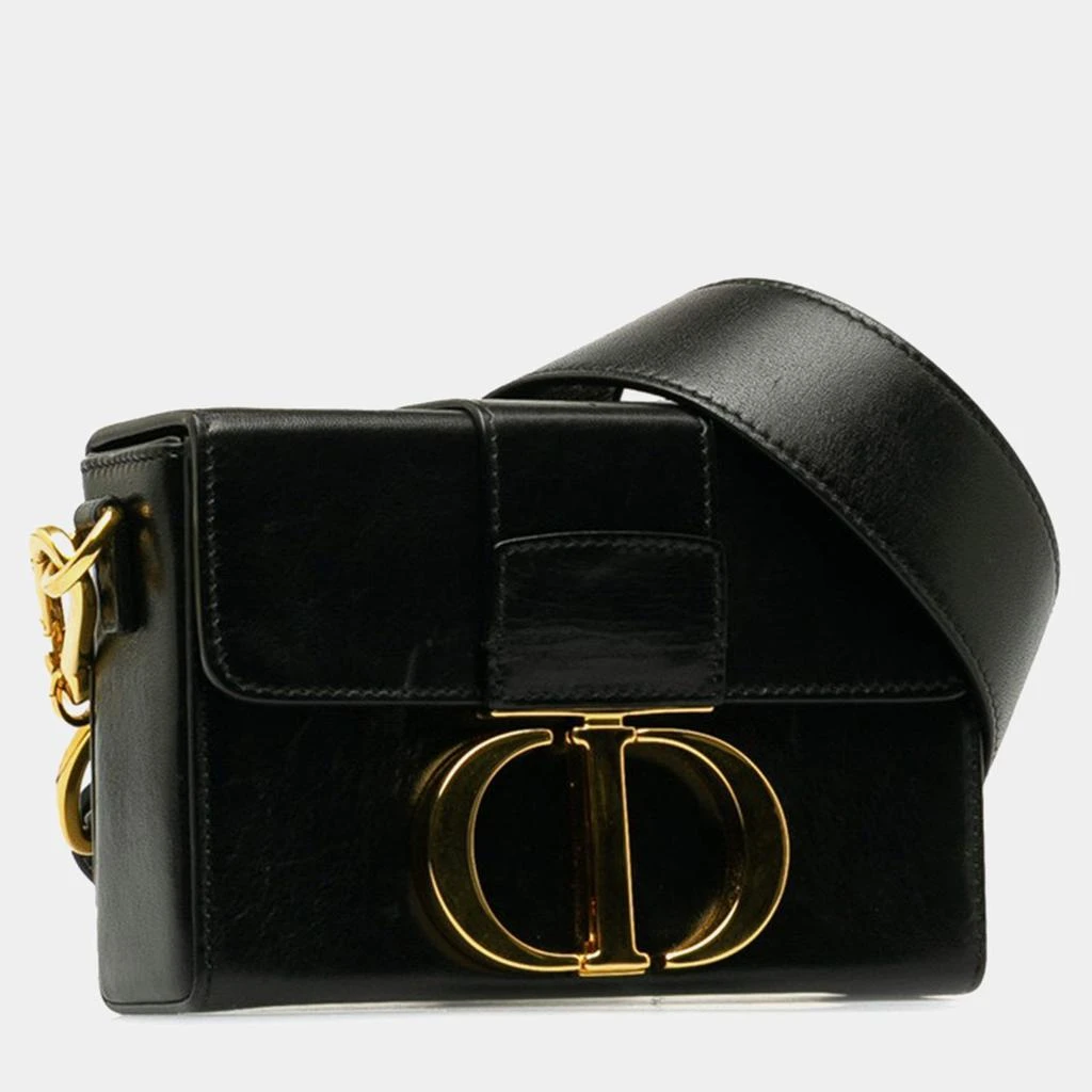 商品[二手商品] Dior|Dior Black Leather Montaigne Box 30 Shoulder Bag,价格¥21104,第2张图片详细描述