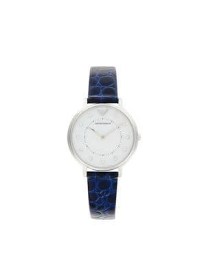 商品Emporio Armani|32MM Stainless Steel & Embossed Leather Strap Watch,价格¥558,第1张图片