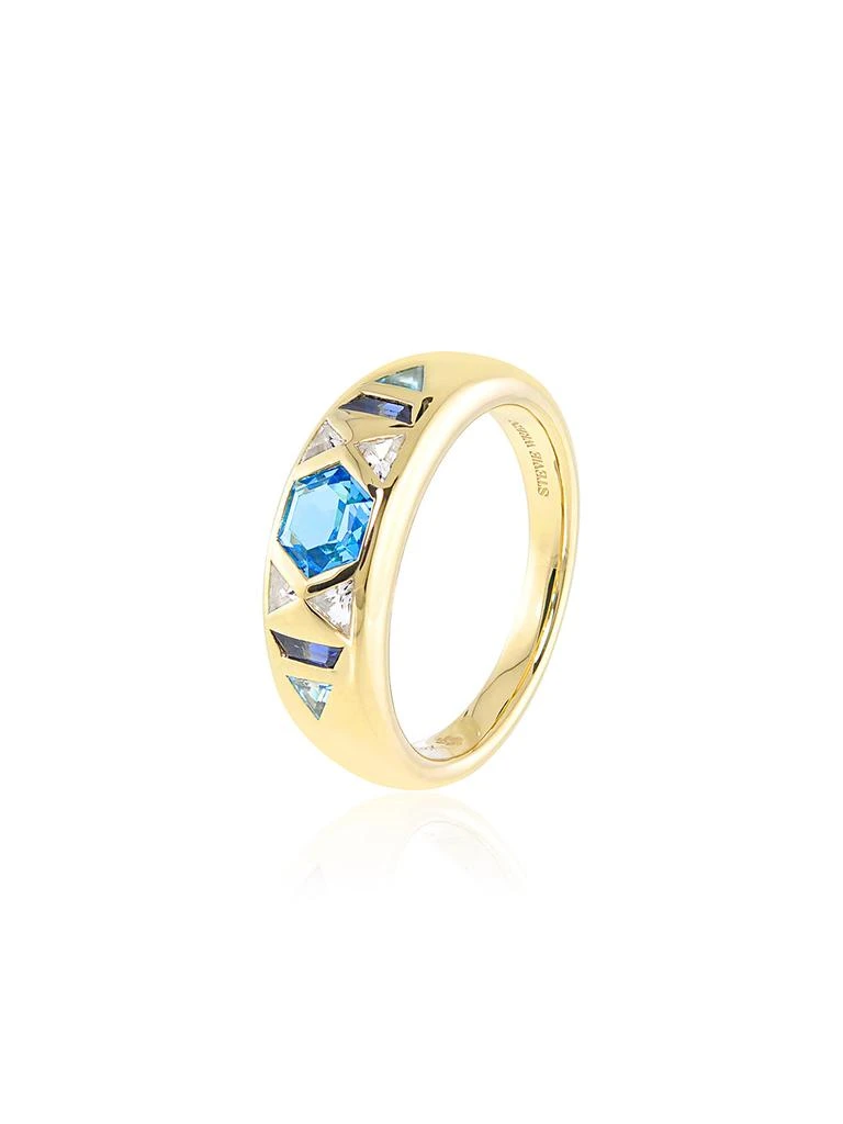 商品Stevie Wren|Blue Topaz Goddess Gypsy Ring,价格¥26865,第2张图片详细描述