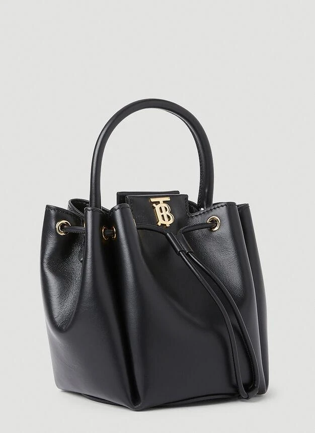 商品Burberry|Peony Bucket Bag in Black,价格¥10374,第2张图片详细描述