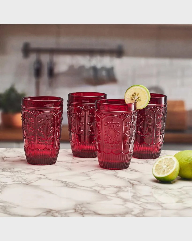 商品Fitz and Floyd|Trestle Highball Glasses - Set of 4,价格¥449,第1张图片