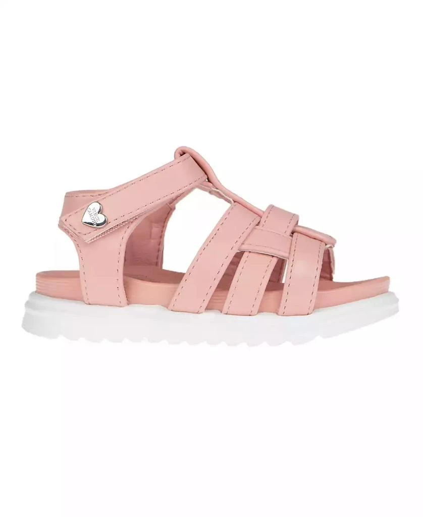 商品Vince Camuto|Toddler Girl's Platform Sandal with VC Heart Rivet Polyurethane Sandals,价格¥127,第2张图片详细描述