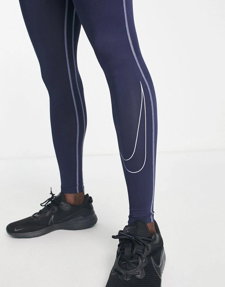 商品NIKE|Nike Training Pro Dri-FIT tights in navy,价格¥204,第3张图片详细描述