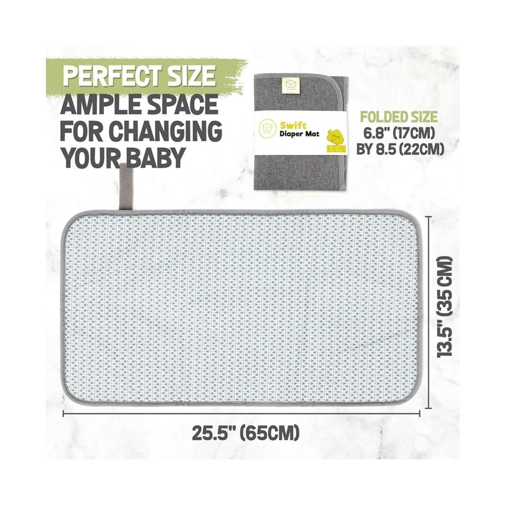 商品KeaBabies|Baby Boys and Girls Swift Diaper Changing Mat,价格¥105,第2张图片详细描述