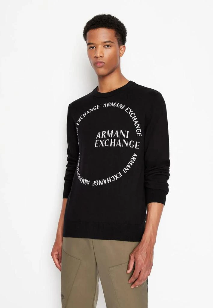 商品Armani Exchange|ARMANI EXCHANGE Sweaters Black,价格¥1171,第4张图片详细描述