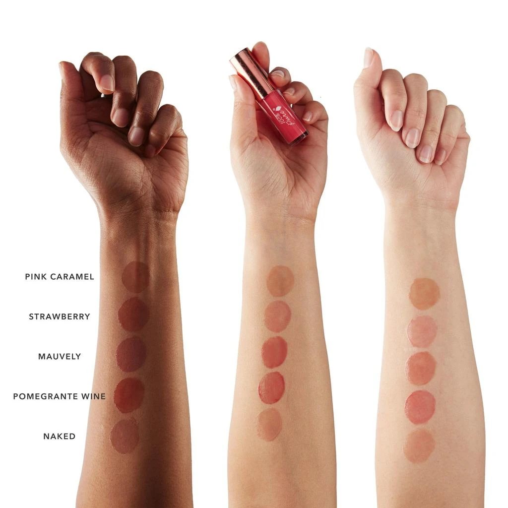 商品100% Pure|Fruit Pigmented Lip Gloss: Mauvely,价格¥163,第4张图片详细描述