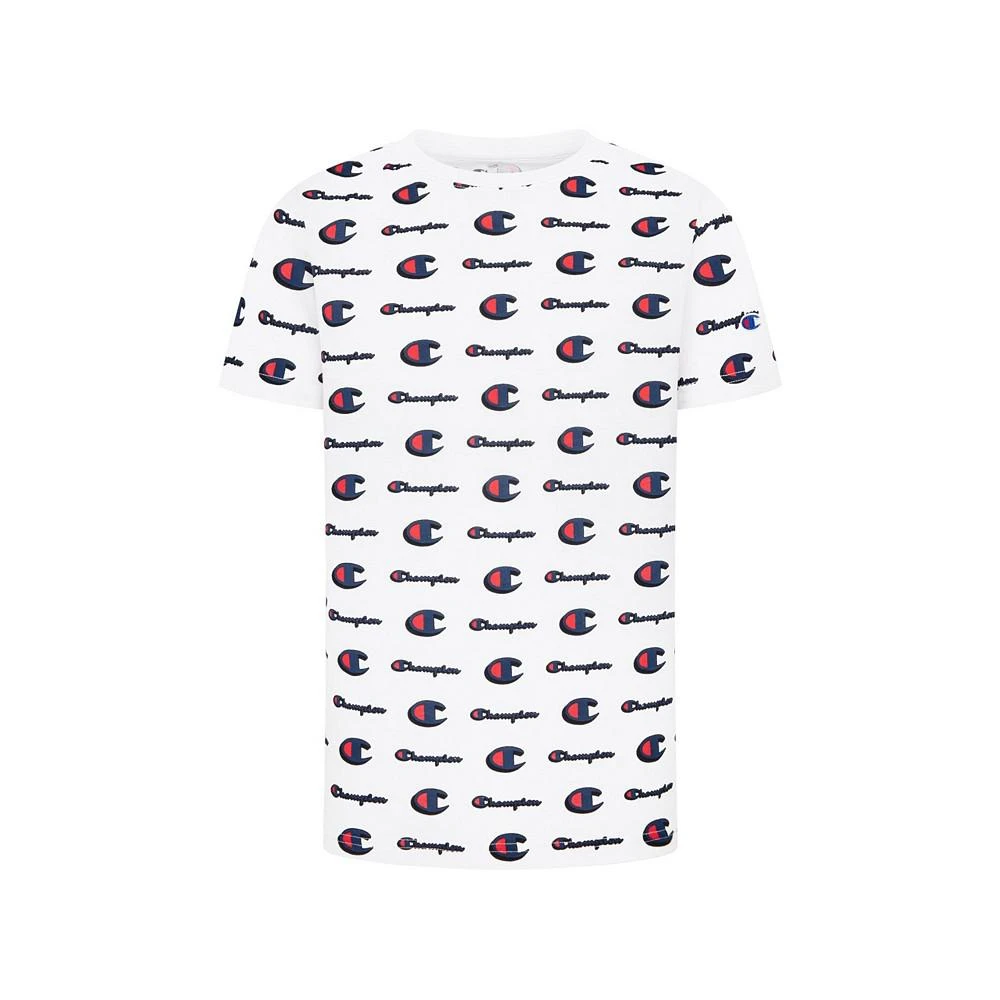 商品CHAMPION|Big Boys All Over Print Short Sleeve T-shirt,价格¥61,第1张图片