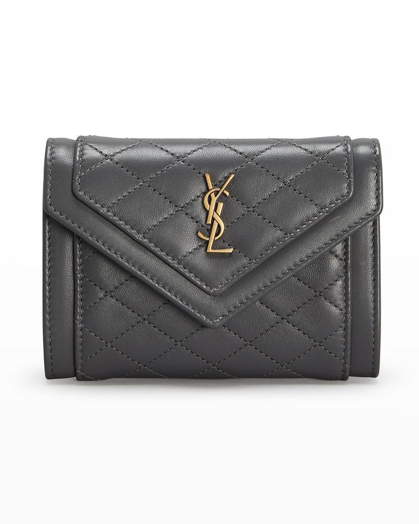商品Yves Saint Laurent|Gaby Small YSL Envelope Flap Wallet,价格¥3622,第1张图片