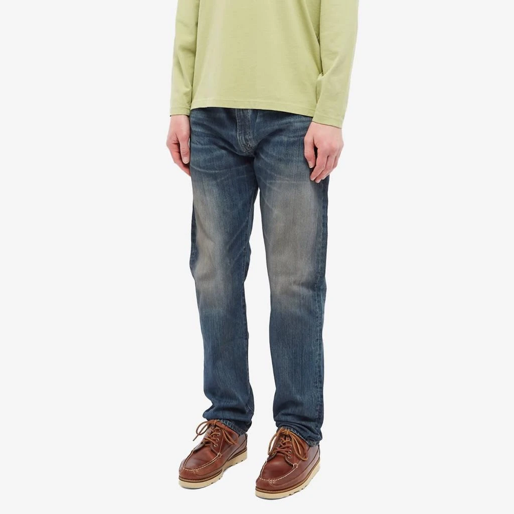 商品RRL|RRL Slim Fit Zip Full Length Slim Jean,价格¥1240,第2张图片详细描述