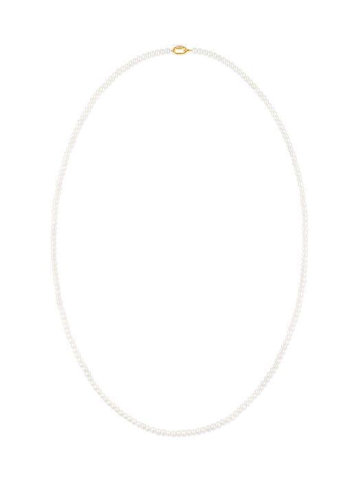 商品hyeres-lor|Silver Freshwater Pearl Long Bead Necklace,价格¥3734,第4张图片详细描述