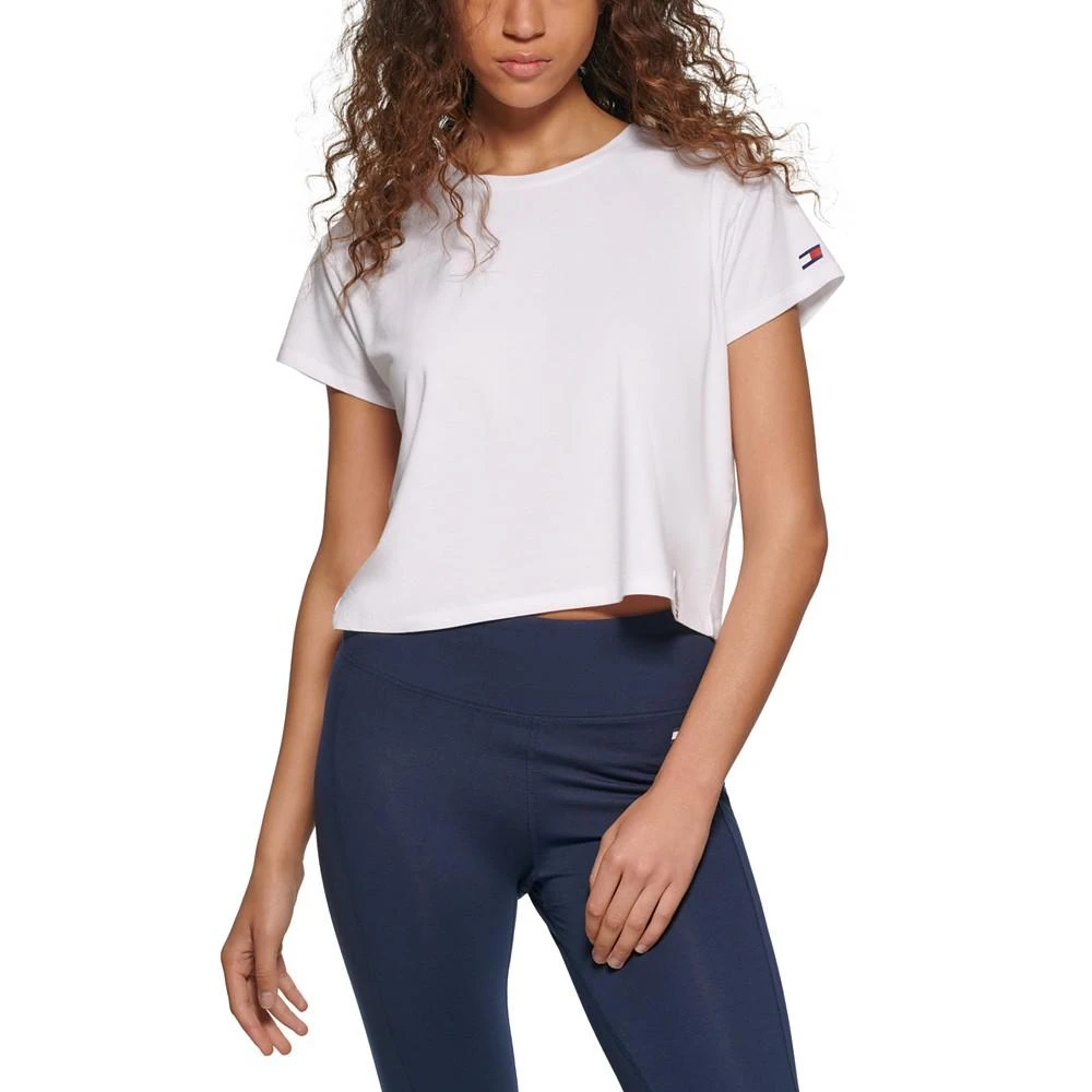 商品Tommy Hilfiger|Women's Cropped T-Shirt,价格¥94,第1张图片