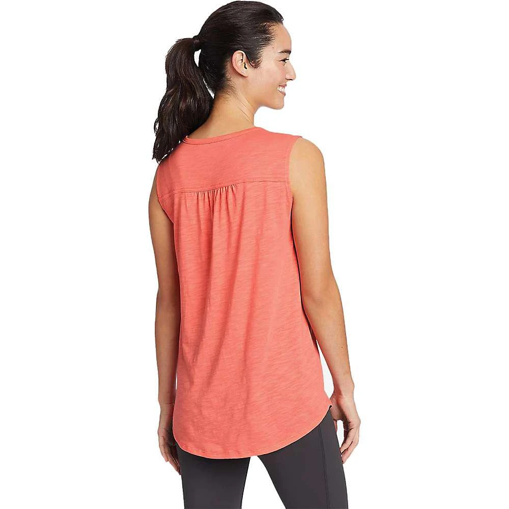 商品Eddie Bauer|Eddie Bauer Travex Women's Gate Check Split Neck SL Tunic,价格¥167,第2张图片详细描述