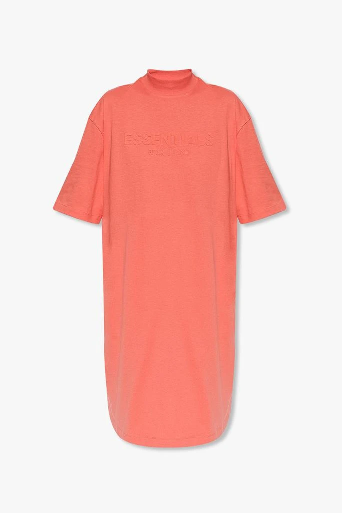 商品Essentials|Fear Of God Essentials Logo Printed Short-Sleeved Dress,价格¥453,第1张图片