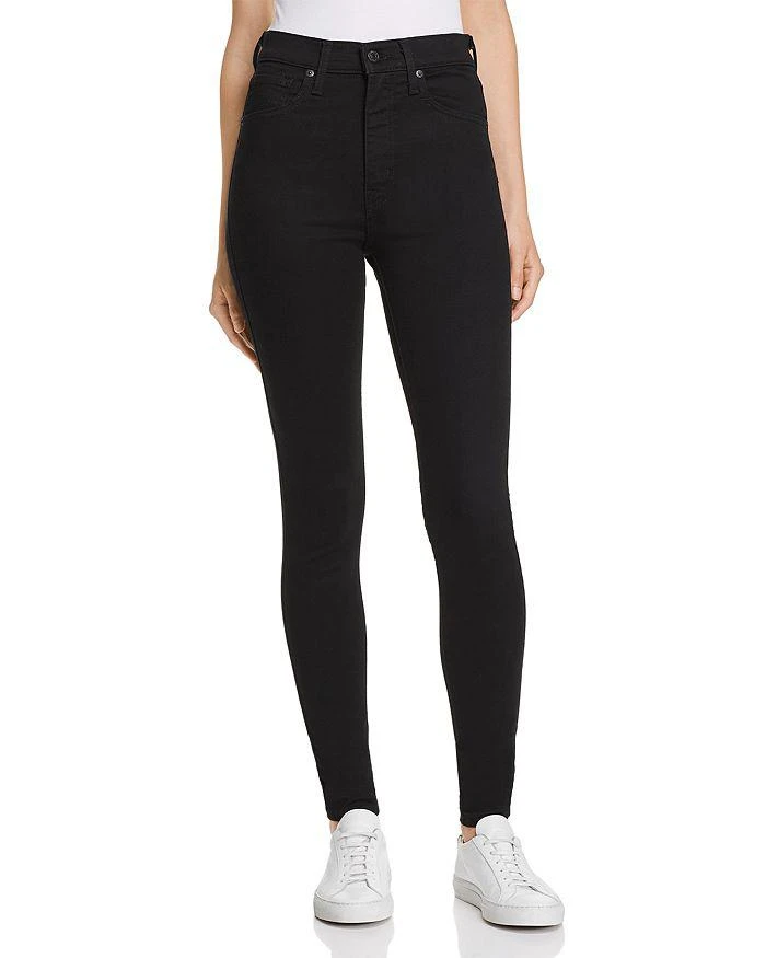 商品Levi's|Mile High Super Skinny Jeans in Black Galaxy,价格¥262,第1张图片