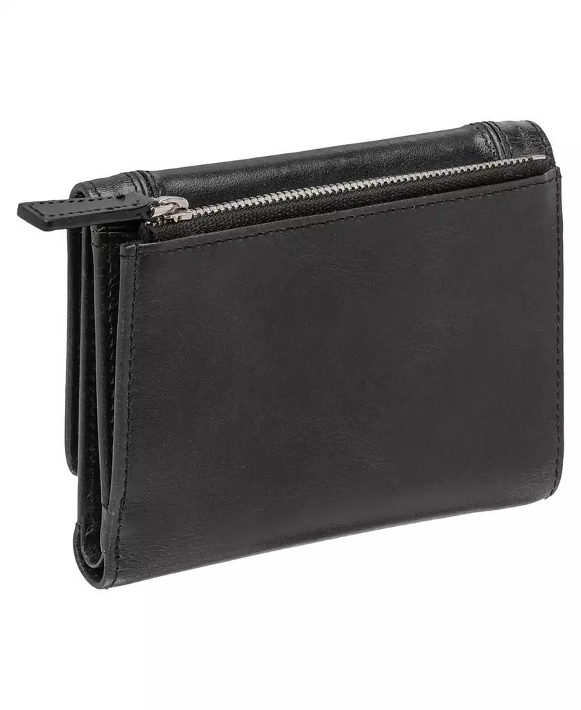 商品Mancini Leather Goods|South Beach RFID Secure Mini Clutch Wallet,价格¥668,第3张图片详细描述