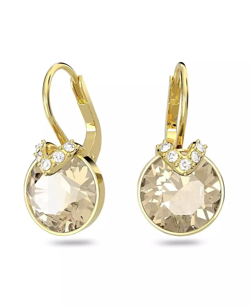 商品Swarovski|Crystal Round Cut Bella V Drop Earrings,价格¥519,第1张图片