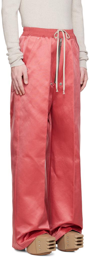 红色 Geth Belas 长裤商品第2张图片规格展示