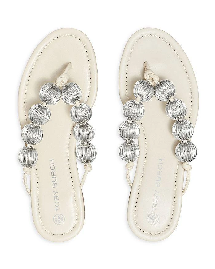 商品Tory Burch|Women's Capri Beaded Thong Sandals,价格¥1343,第3张图片详细描述