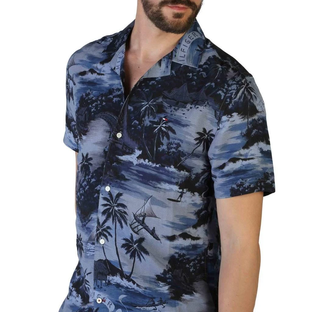 商品Tommy Hilfiger|Tommy Hilfiger regular fit short sleeve Shirts,价格¥371,第3张图片详细描述