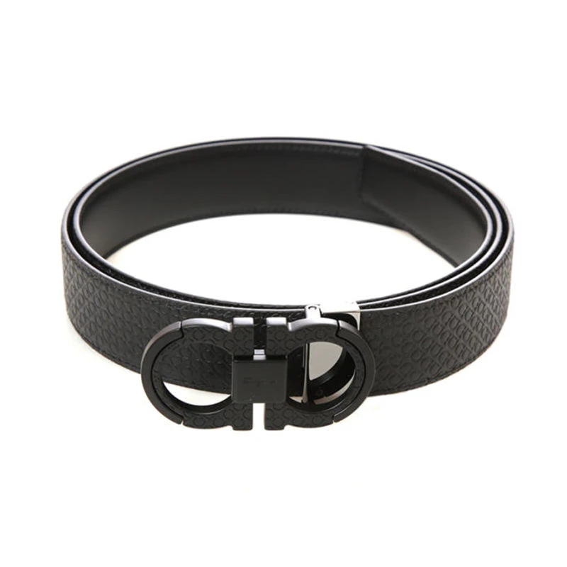 商品Salvatore Ferragamo|SALVATORE FERRAGAMO 黑色男士腰带 67-0049-745872,价格¥2673,第1张图片