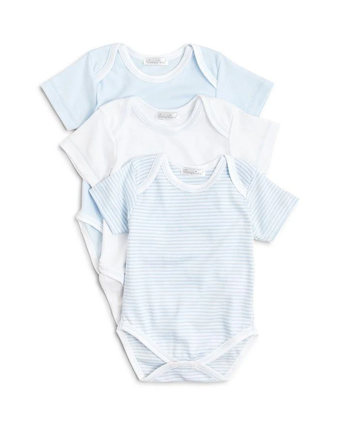 商品Kissy Kissy|Boys' Stripe & Solid Bodysuit, 3 Pack - Baby,价格¥514,第1张图片详细描述