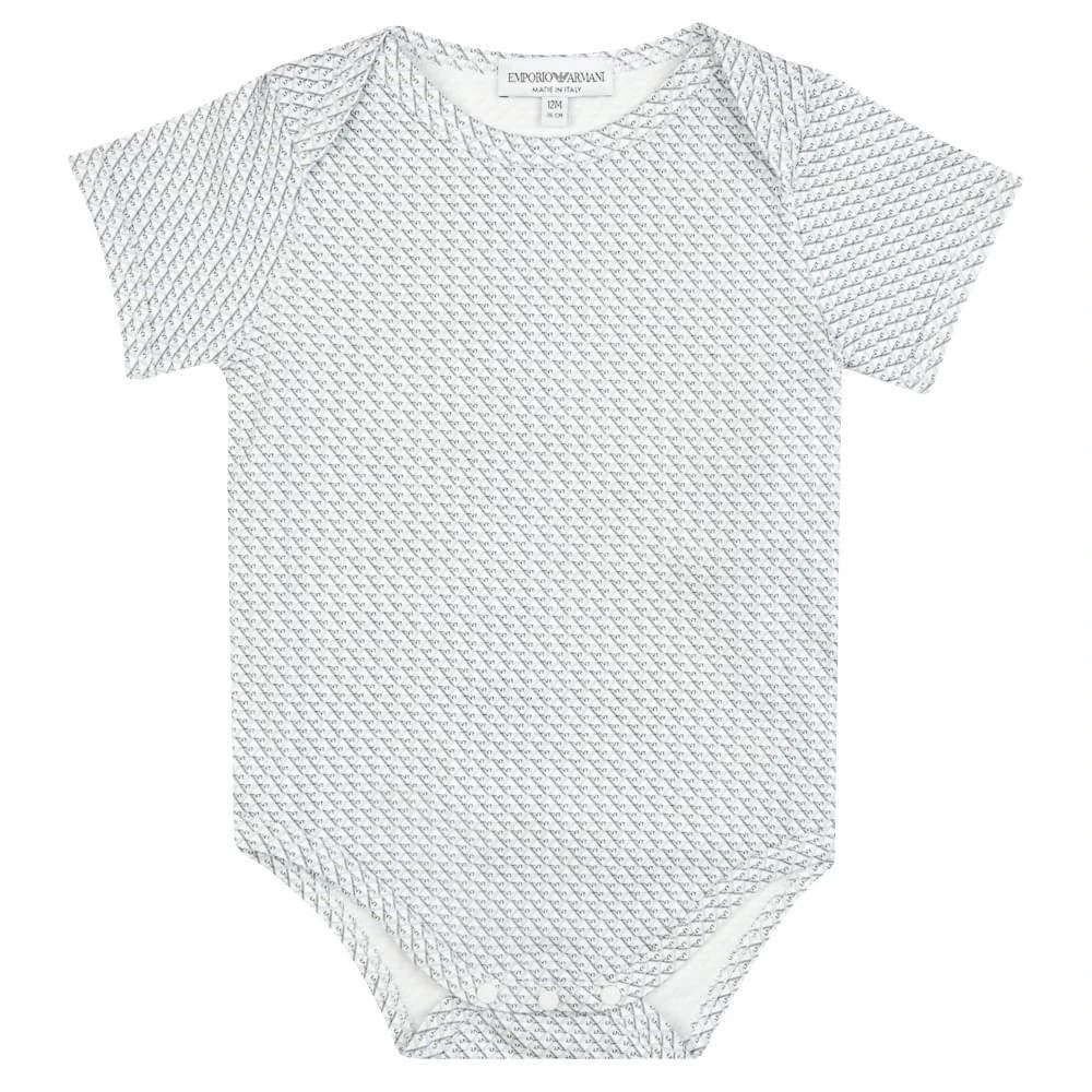 商品Emporio Armani|Blue 2PK Babygrow Gift Set,价格¥445,第5张图片详细描述