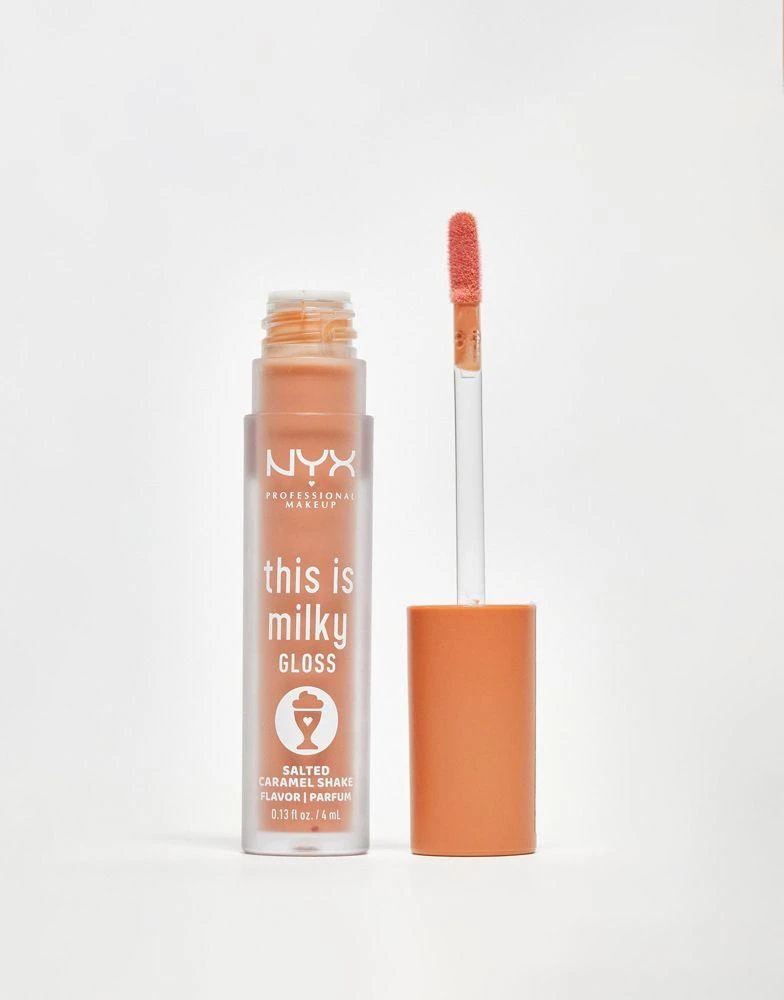 商品NYX Professional Makeup|NYX Professional Makeup This Is Milky Gloss Lip Gloss - Salted Caramel Shake,价格¥91,第1张图片