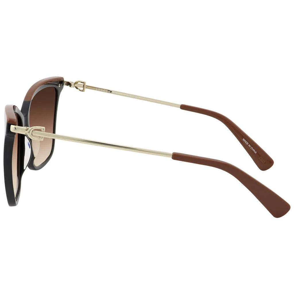 商品Longchamp|Longchamp Brown Gradiient Cat Eye Ladies Sunglasses LO683S 001 56,价格¥298,第3张图片详细描述