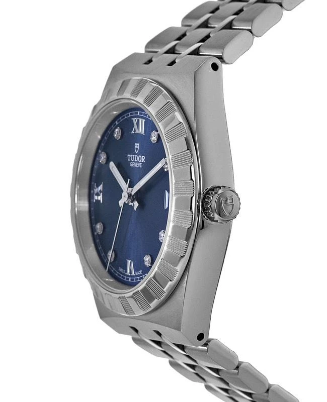 商品Tudor|Tudor Royal Blue Diamond Dial Stainless Steel Unisex Watch M28400-0007,价格¥24093,第2张图片详细描述