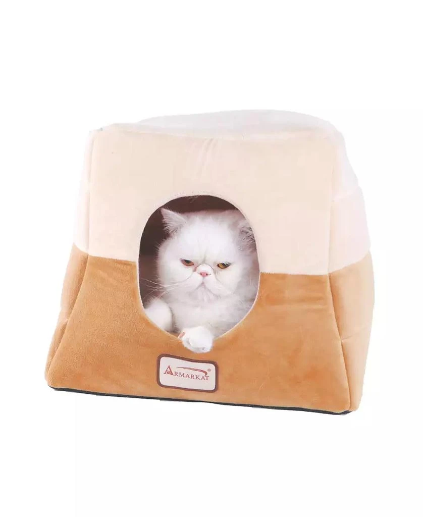 商品Macy's|2-In-1 Cat Bed Cave Shape and Cuddle Pet Bed,价格¥433,第3张图片详细描述