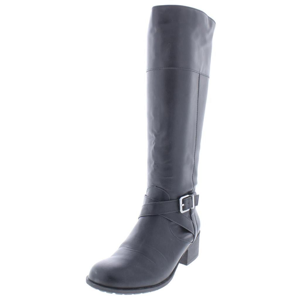 Style & Co. Womens Venesa Faux Leather Knee-High Riding Boots商品第1张图片规格展示