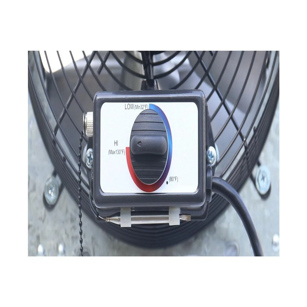 商品iLiving|10" Shutter Exhaust Attic Garage Grow Fan, Ventilation Fan with 3 Speed Thermostat,价格¥1258,第3张图片详细描述