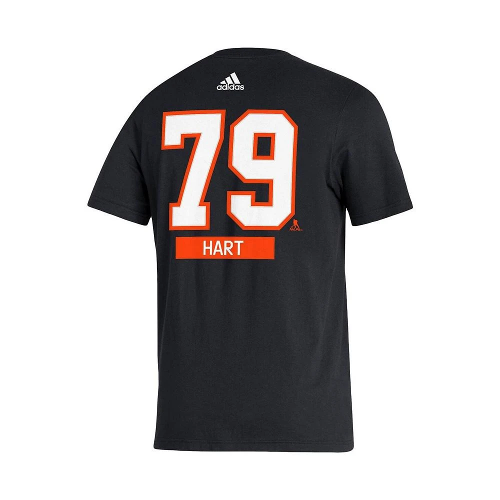 商品Adidas|Men's Carter Hart Black Philadelphia Flyers Player Name & Number T-shirt,价格¥186,第3张图片详细描述