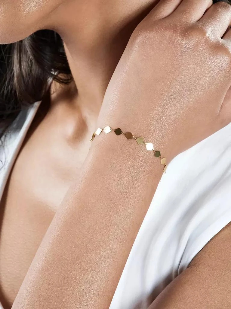 商品LANA|14K Yellow Gold Kite Chain Bracelet,价格¥3479,第2张图片详细描述