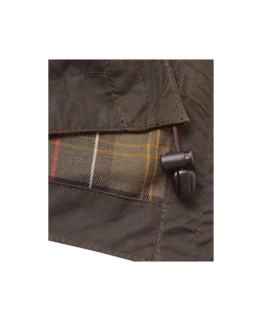 商品Barbour|Barbour Classic Sylkoil Olive Green Hood,价格¥698,第4张图片详细描述