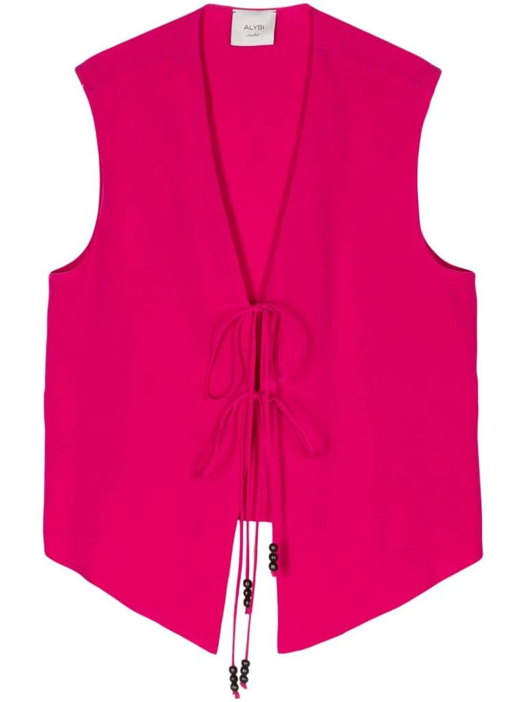 商品ALYSI|CREPE DE CHINE VEST,价格¥1430,第1张图片