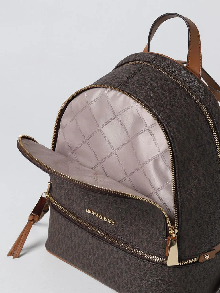 商品Michael Kors|Michael Michael Kors Rhea backpack in coated canvas with all-over MK monogram,价格¥2077,第4张图片详细描述