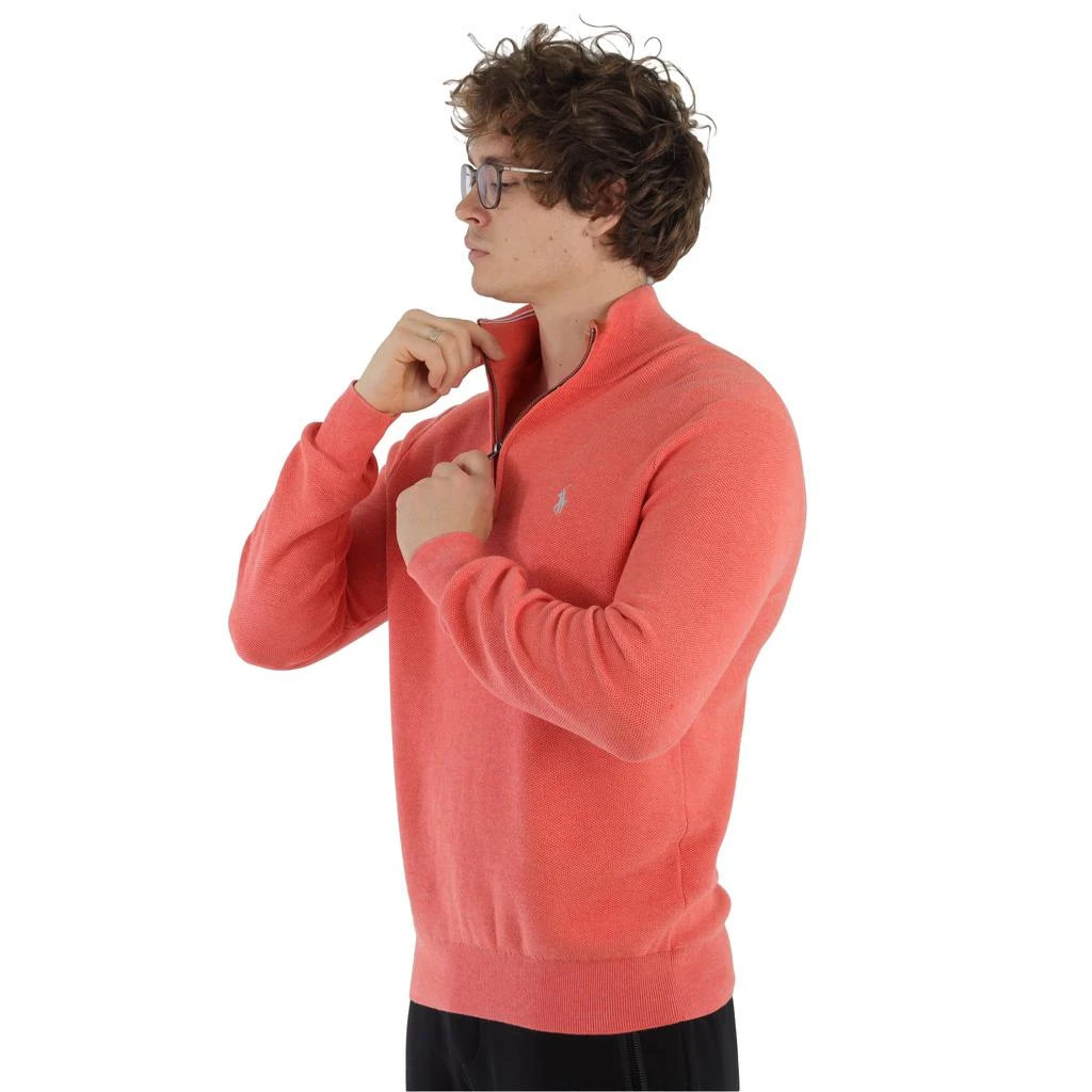 商品Ralph Lauren|Polo Ralph Lauren Mens Half Zip Knit Sweatshirt In Red, Size XX-Large,价格¥518,第2张图片详细描述