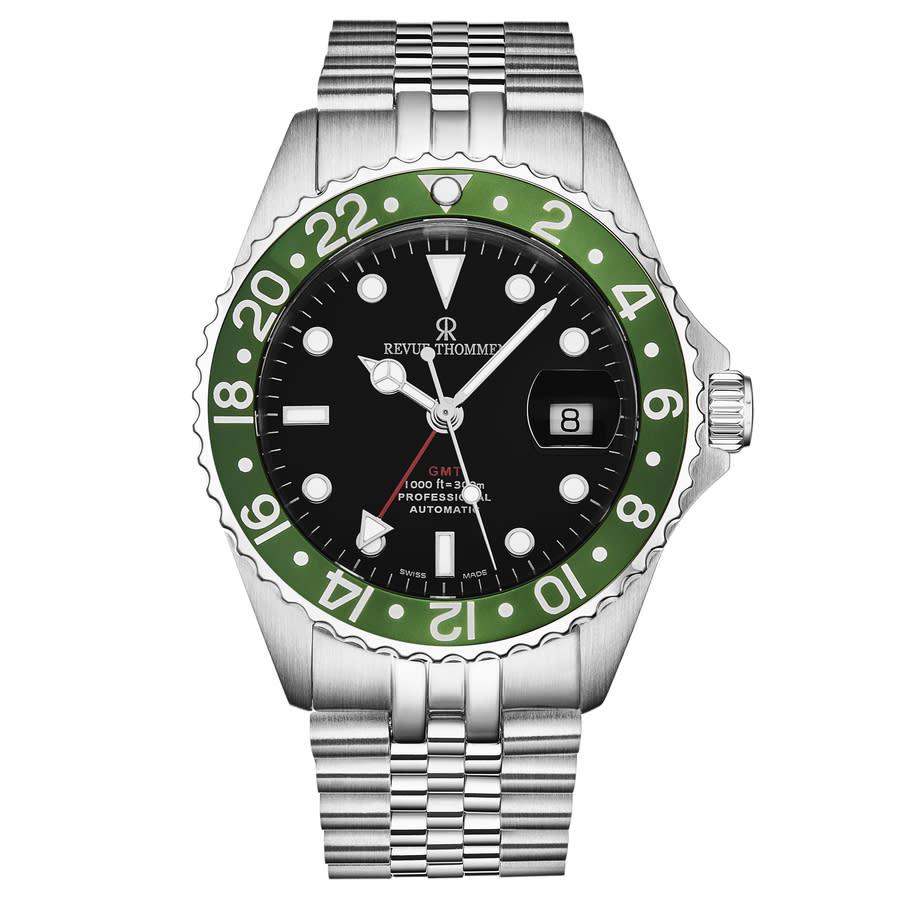 Revue Thommen Diver GMT Automatic Black Dial Mens Watch 17572.2234商品第1张图片规格展示