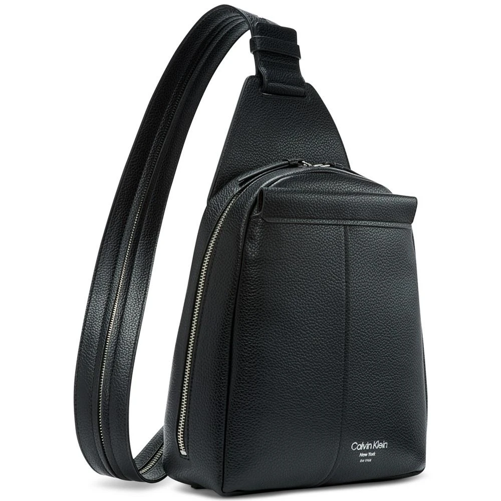 商品Calvin Klein|Millie Convertible Leather Sling Bag, Backpack,价格¥1250,第2张图片详细描述