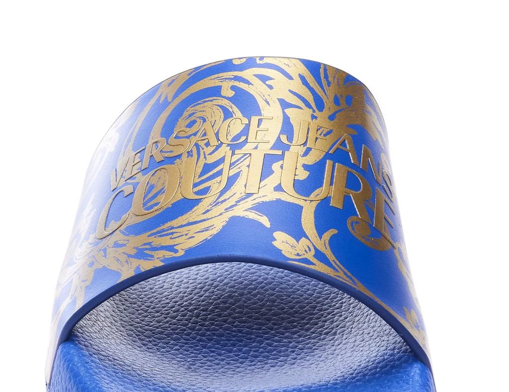 商品Versace|Versace Jeans Couture Logo Couture Slides,价格¥727,第3张图片详细描述