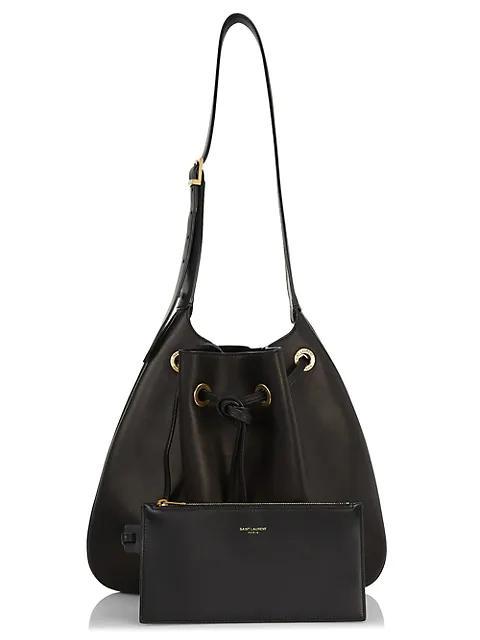 商品Yves Saint Laurent|Small Seau Flat Leather Bucket Bag,价格¥18949,第6张图片详细描述