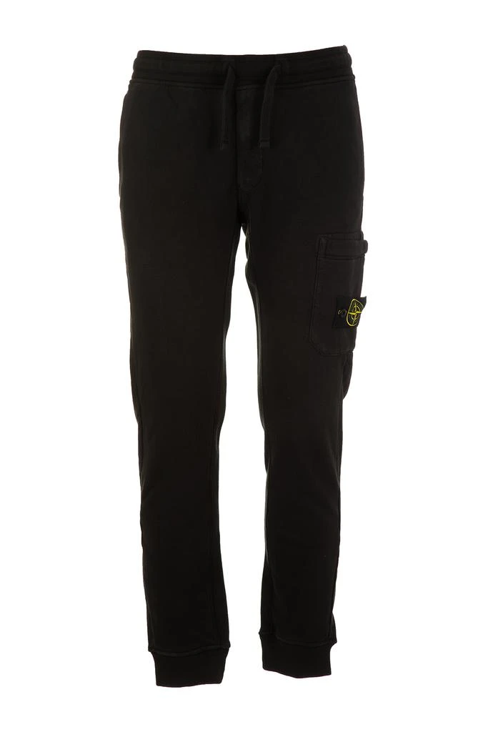 商品Stone Island|STONE ISLAND BLACK TROUSERS,价格¥2173,第1张图片