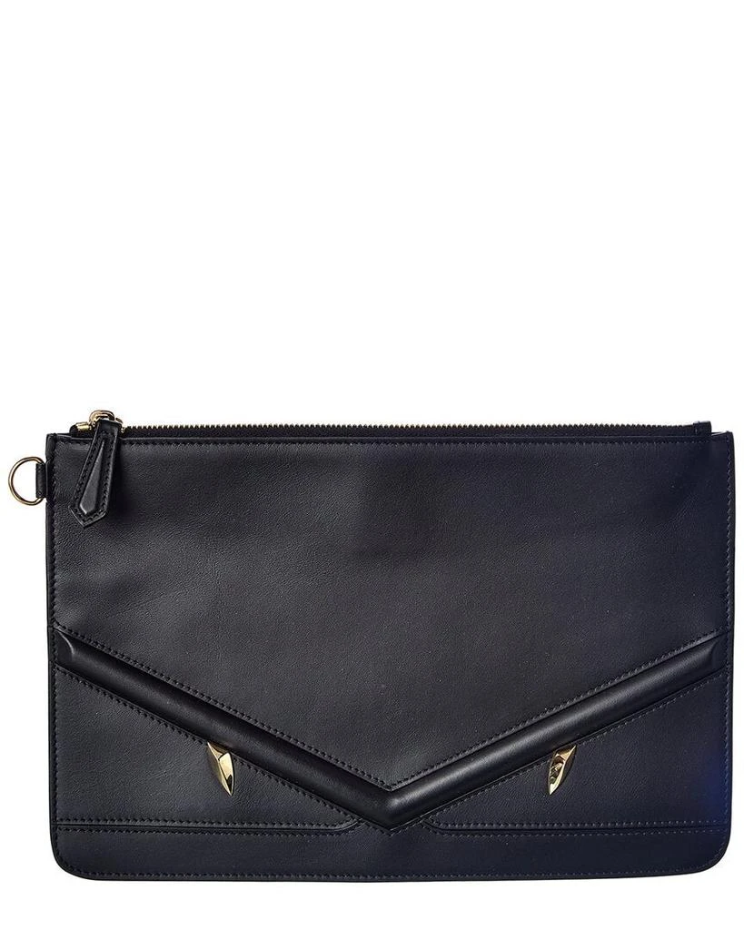 商品[二手商品] Fendi|FENDI Zucca-Print Fringe Silk-Blend Scarf, NWT (Authentic Pre-Owned),价格¥4786,第1张图片
