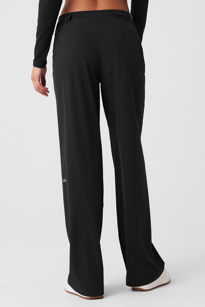 Alo Mid-Rise Showdown Trouser - Black - Leggings - Compare